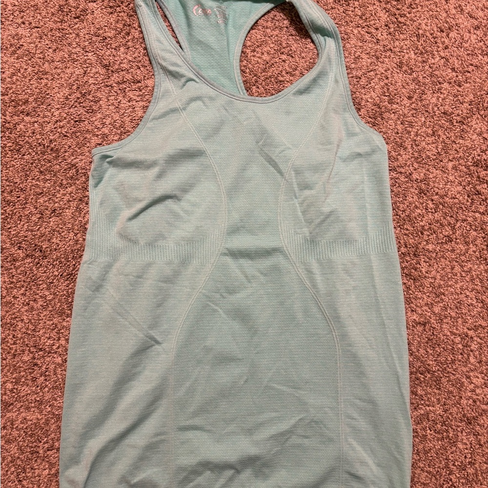 Women's Aqua Racerback Tank Top